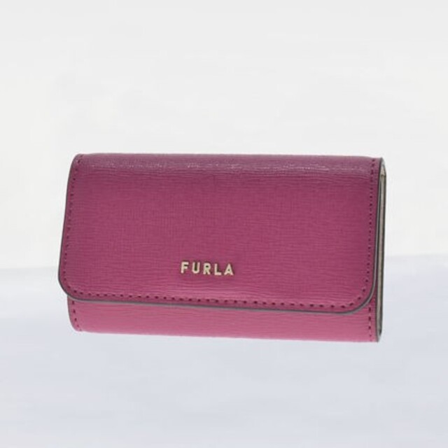 新品☆FURLA フルラ ピンク フューシャ レザー キーケース