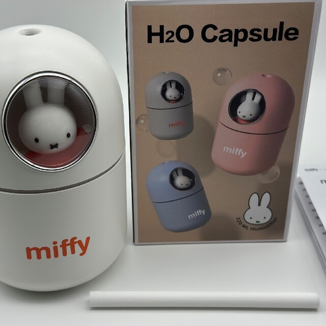 miffy(ミッフィー)の【クリアランスセール】ミッフィー 加湿器 miffy 容量320ML 卓上加湿器 スマホ/家電/カメラの生活家電(加湿器/除湿機)の商品写真