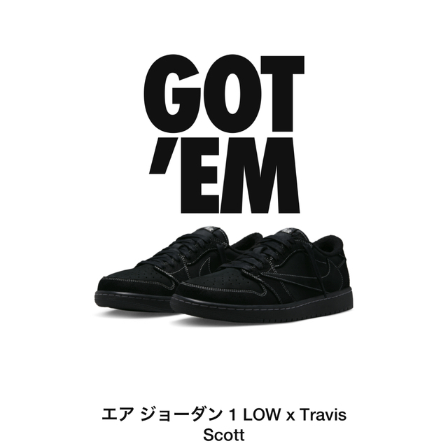 NIKE(ナイキ)の【送料無料】NIKE travis scott 27.5cm エアージョーダン メンズの靴/シューズ(スニーカー)の商品写真