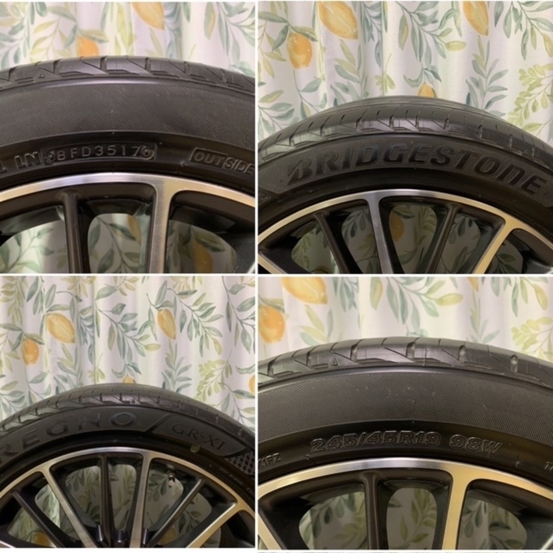 レクサスLS600h fスポーツBBSホイールタイヤx 4 245/45r19 レクサスLS600h fスポーツBBSホイールタイヤx 4 245/45r19