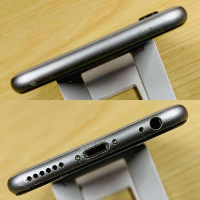 Apple(アップル)のﾊﾞｯﾃﾘｰ100％ SIMﾌﾘｰ iPhone6s 32GB P124 スマホ/家電/カメラのスマートフォン/携帯電話(スマートフォン本体)の商品写真