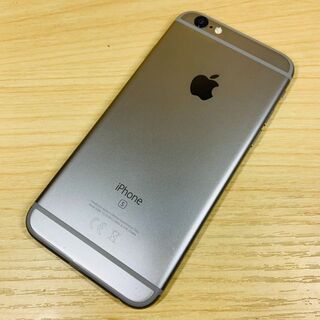 アップル(Apple)のﾊﾞｯﾃﾘｰ100％ SIMﾌﾘｰ iPhone6s 32GB P124(スマートフォン本体)