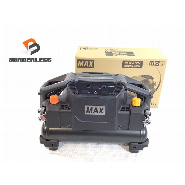 ☆未使用品☆MAX マックス 高圧/常圧 スーパーエアコンプレッサ AK-HL1310E ブラック エアーツール 静音 AIモード 遠隔操作 63483