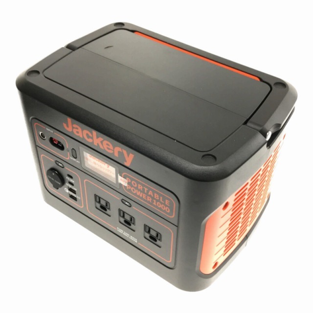 ☆極美品☆ Jackery ジャクリ ポータブル電源 PTB101 Black+orange Portable Power1000 1002Wh/1000W 62887 自動車/バイクのバイク(工具)の商品写真