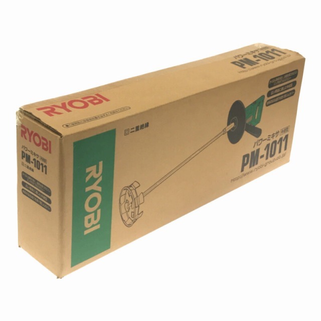 ☆未使用品☆ RYOBI リョービ 100V パワーミキサー PM-1011 カクハン機 かくはん機 撹拌機 62740