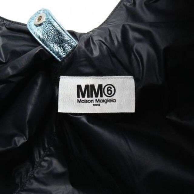 MM6(エムエムシックス)のMM6 Maison Margiela ジャパニーズトート メタリックブルー レディースのバッグ(トートバッグ)の商品写真