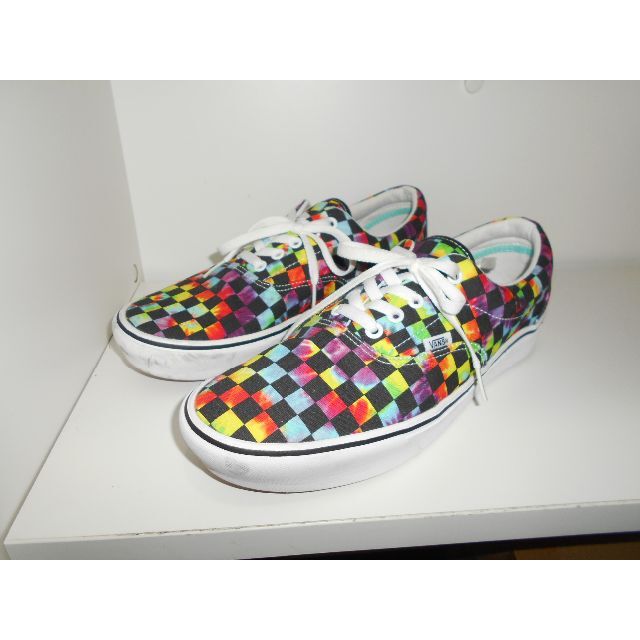 212171● VANS ERA チェック スニーカー 29cm