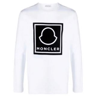 モンクレール(MONCLER)の★希少★MONCLER ロンT 長袖 Tシャツ Ｓ　モンクレール ホワイト 完売(Tシャツ/カットソー(七分/長袖))