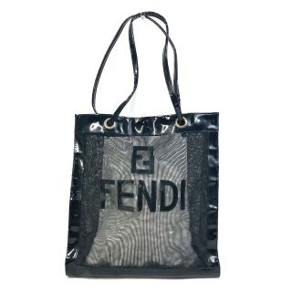 FENDI エナメル トートバッグ