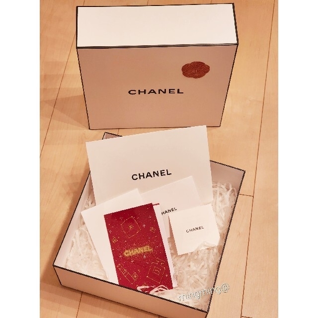 CHANEL - シャネル ギフトボックス 限定メッセージカード付の CHANEL - シャネル ギフトボックス 限定メッセージカード付の
