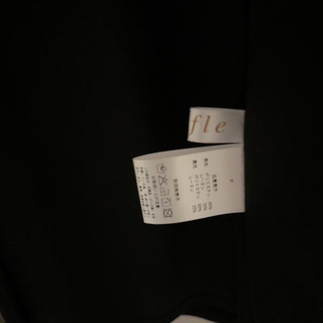 Drawer(ドゥロワー)のトレフル　ファージレ　美品　ブラック　 レディースのジャケット/アウター(毛皮/ファーコート)の商品写真