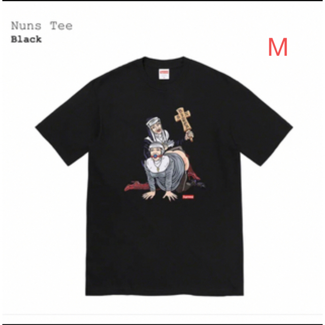 Tシャツ/カットソー(半袖/袖なし)シュプリーム　Nuns Tee　ブラックM