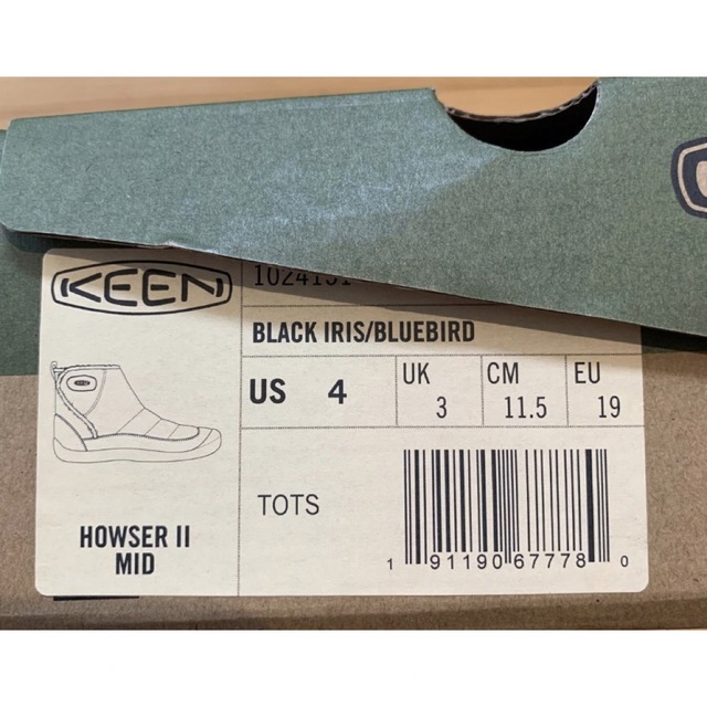KEEN(キーン)の新品　KEEN 森の柄がかわいいベビーブーツ11.5 キッズ/ベビー/マタニティのベビー靴/シューズ(~14cm)(ブーツ)の商品写真