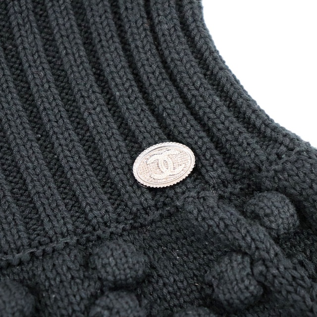 美品 シャネル 02P ノースリーブ ニットタイトワンピース 美品 シャネル 02P ノースリーブ ニットタイトワンピース