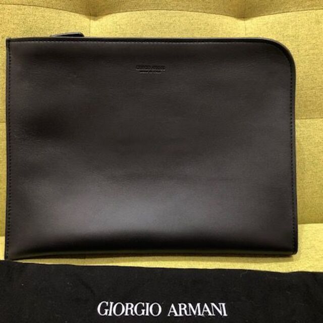 Giorgio Armani(ジョルジオアルマーニ)の◆ジョルジオアルマーニ　クラッチバッグ メンズのバッグ(セカンドバッグ/クラッチバッグ)の商品写真