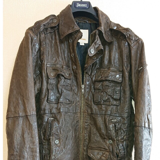 DIESEL(ディーゼル)のDIESEL leather jacket メンズのジャケット/アウター(レザージャケット)の商品写真