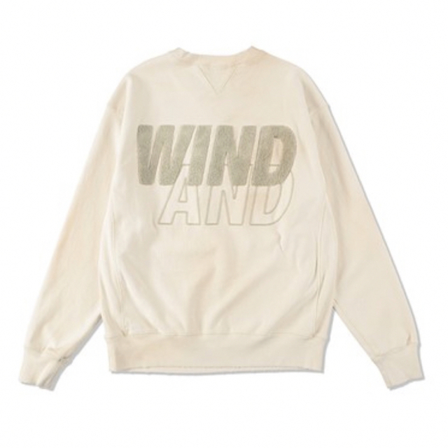 WIND AND SEA Damaed Crew neck Iovly XL