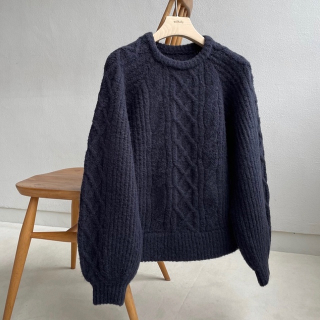 willfully soft touch cable color knit レディースのトップス(ニット/セーター)の商品写真