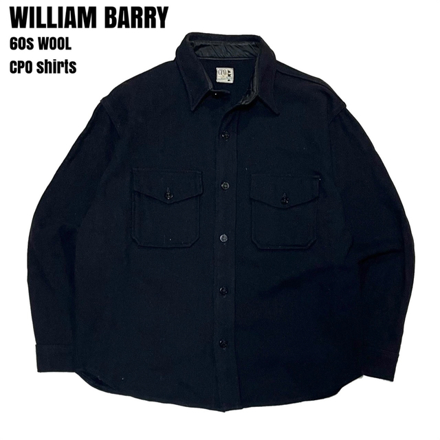 ＊5994 60s william barry  CPO ウール　シャツ
