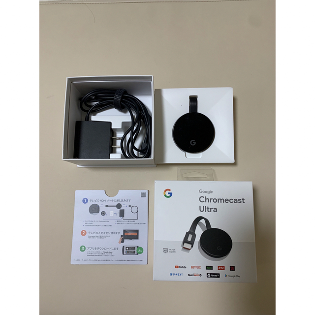 Google(グーグル)のGoogle Chromecast ultra スマホ/家電/カメラのテレビ/映像機器(テレビ)の商品写真