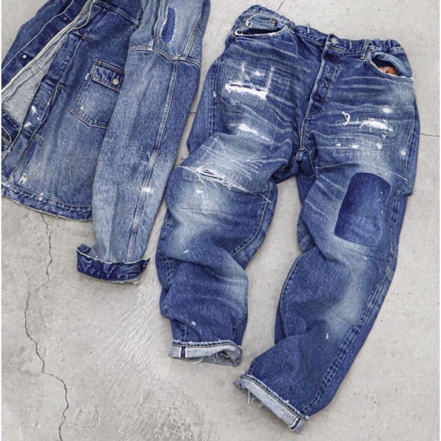 Lサイズ SAPEur Lot.5067XX16oz 極厚デニムパンツ浜田雅功 - gelda.com