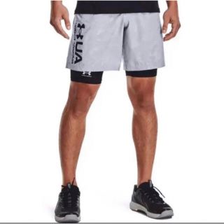 UNDER ARMOUR - アンダーアーマー ハーフパンツ XXL バスパン 青 黄