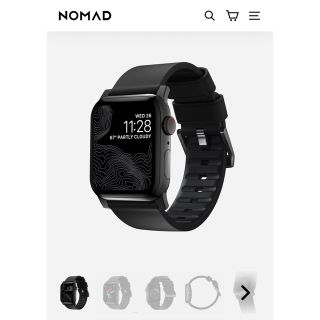 【NOMAD】AppleWatchバンド（40㎜ / 41㎜、BLACK）(その他)