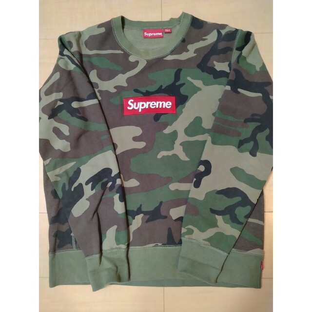 Supreme(シュプリーム)の定価以下15aw supreme box logo crewneck sweat メンズのトップス(スウェット)の商品写真