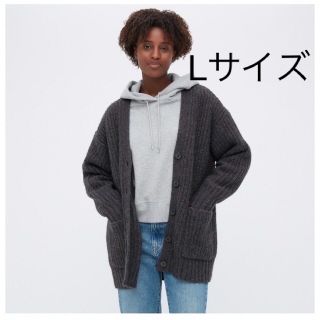 ユニクロ(UNIQLO)のユニクロ ローゲージVネックカーディガン(カーディガン)