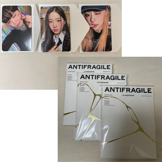 LE SSERAFIM ANTIFRAGILE 3形態セット エンタメ/ホビーのCD(K-POP/アジア)の商品写真