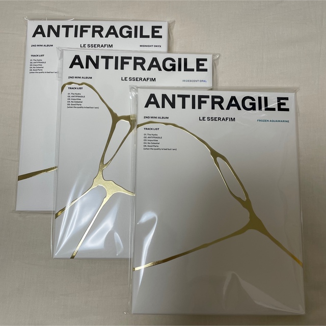 LE SSERAFIM ANTIFRAGILE 3形態セット エンタメ/ホビーのCD(K-POP/アジア)の商品写真