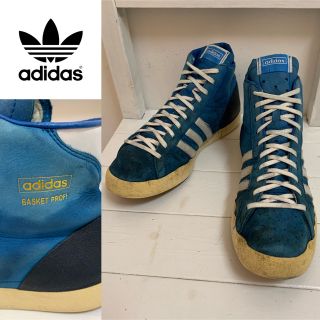 アディダス(adidas)のadidas アディダス BASKET PROFI ハイカットスニーカー ブルー(スニーカー)