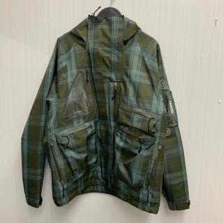 シュプリーム(Supreme)のsupreme Gore-Tex Shell Jacket チェック柄　Sサイズ(ナイロンジャケット)