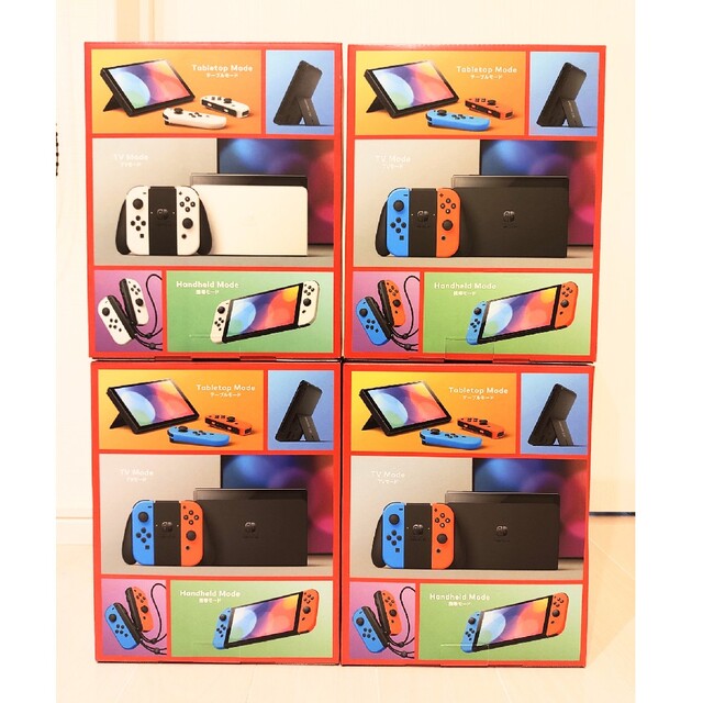 Nintendo Switch(ニンテンドースイッチ)の新品未開封　任天堂スイッチ有機ELモデル エンタメ/ホビーのゲームソフト/ゲーム機本体(家庭用ゲーム機本体)の商品写真