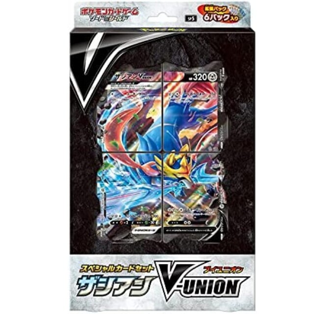 【新品未開封品】ポケモンカードゲーム ザシアンV-UNION