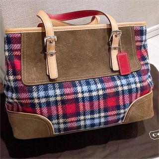 コーチ(COACH)のCOACH コーチ  チェック  トートバッグ(トートバッグ)