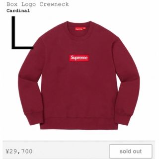 シュプリーム(Supreme)のSupreme Box Logo Crewneck シュプリーム ボックスロゴ(スウェット)