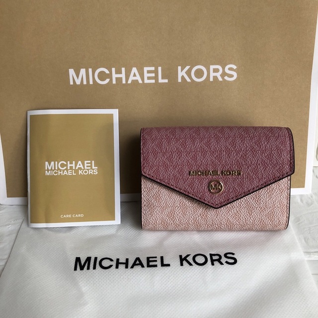 Michael Kors(マイケルコース)の新品★マイケルコース 定価16,500円 シグネチャーピンク キーケース 財布 レディースのファッション小物(キーケース)の商品写真