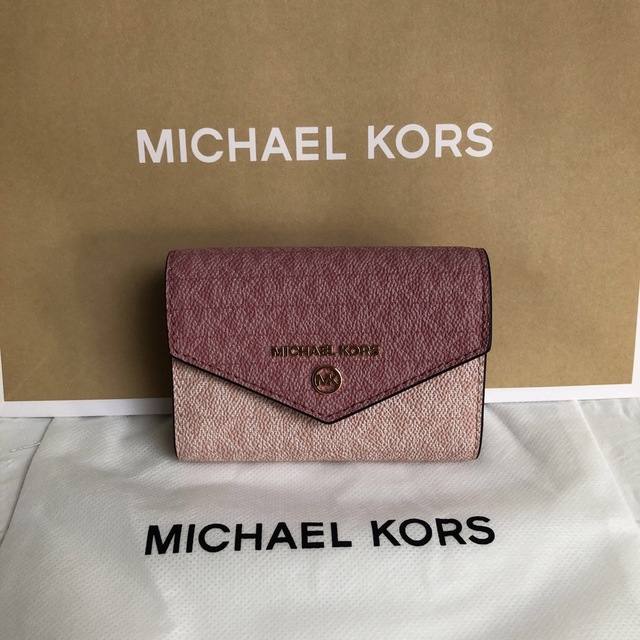 新品☆MICHAEL KORS ピンク シグネチャー キーケース