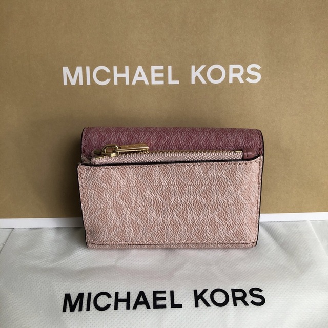 Michael Kors(マイケルコース)の新品★マイケルコース 定価16,500円 シグネチャーピンク キーケース 財布 レディースのファッション小物(キーケース)の商品写真