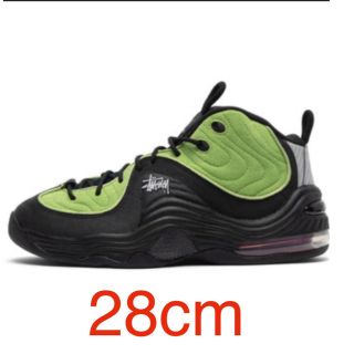 ステューシー(STUSSY)のStussy × Nike Air Penny 2 GREEN 28cm(スニーカー)