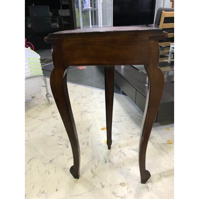 木製テーブル ヨーロピアン アンティーク調 猫脚 マホガニー材使用