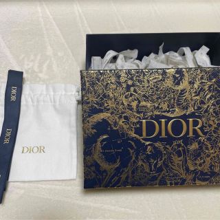 クリスチャンディオール(Christian Dior)のDIOR クリスマス限定 ギフトボックス空箱&リボン(ラッピング/包装)