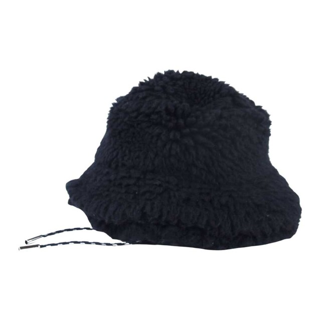 sacai(サカイ)のSacai サカイ 帽子 22AAW 22-0431S Double Brim hat ボア バケットハット ブラック系 1【中古】 レディースの帽子(その他)の商品写真