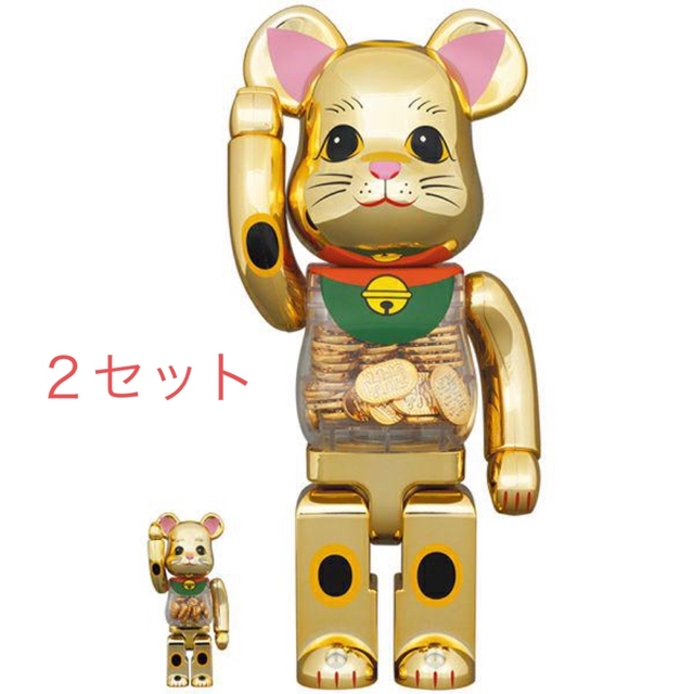 BE@RBRICK 招き猫 小判 100％ & 400％エンタメ/ホビー