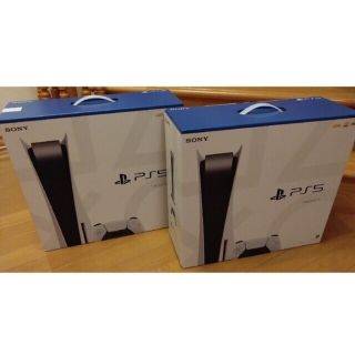 ソニー(SONY)の2台セット PS5 PlayStation5 ディスク搭載 CFI-1200新型(家庭用ゲーム機本体)