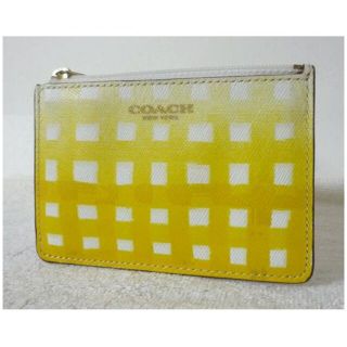 コーチ(COACH)の良品　COACH　PVC　定期入れ　名刺入れ　パスケース　小銭入れ　コインケース(コインケース)