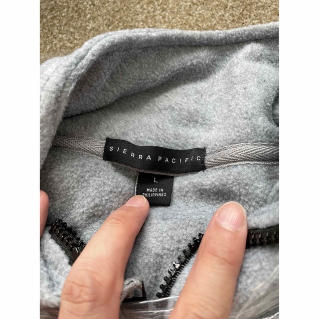 1LDK SELECT(ワンエルディーケーセレクト)のetavirp reverse fleece pullover L メンズのジャケット/アウター(ブルゾン)の商品写真