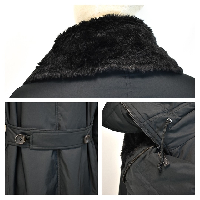 ☆ISSEY MIYAKE イッセイミヤケ☆ 中綿 ファー ロングコート トレンド
