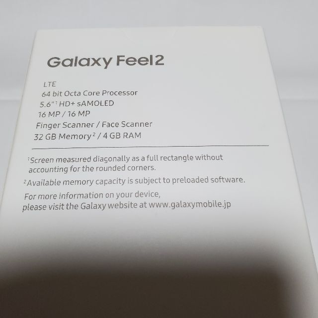 Galaxy(ギャラクシー)のオマケ付DoCoMo Galaxy Feel2 SC-02L ｵｰﾛﾗﾋﾟﾝｸ　 スマホ/家電/カメラのスマートフォン/携帯電話(スマートフォン本体)の商品写真